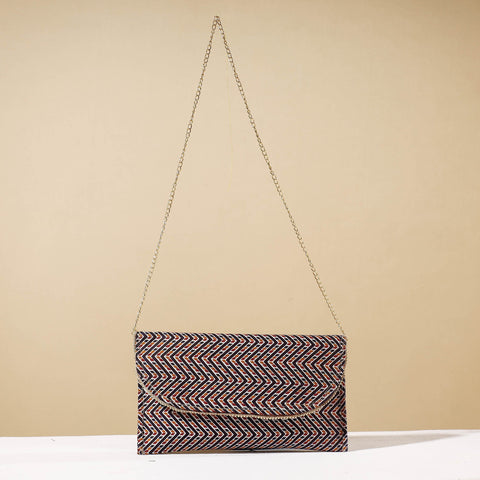 Multicolor Marudhara Printed Sling Clutch Wallet