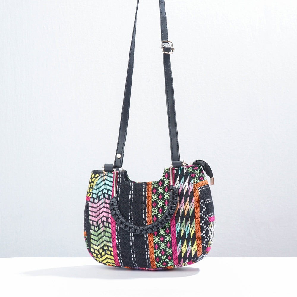 Multicolor Marudhara Printed Cotton Hand Bag