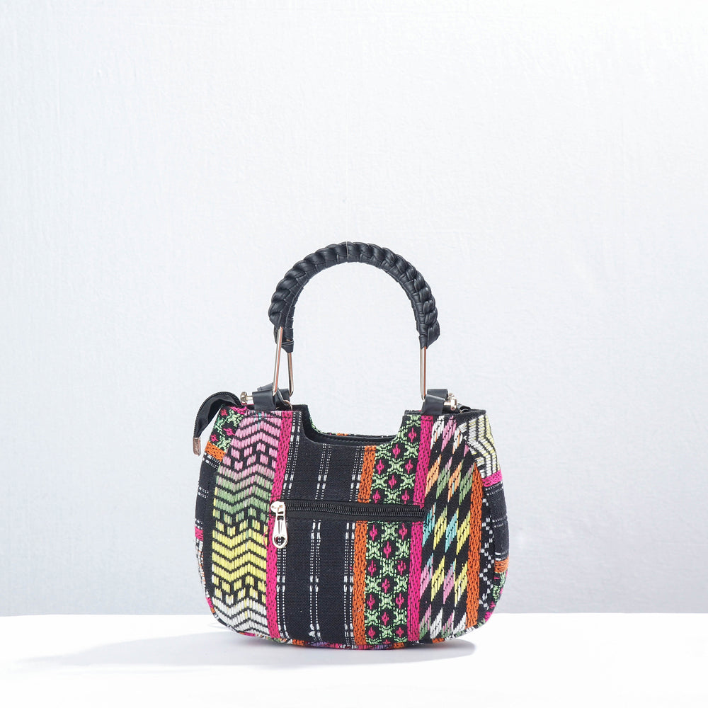 Multicolor Marudhara Printed Cotton Hand Bag