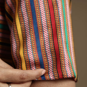 Buy Mashru Weave Pure Handloom Silk Stitched Blouse Online at iTokri.com