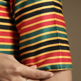 Buy Mashru Weave Pure Handloom Silk Stitched Blouse 