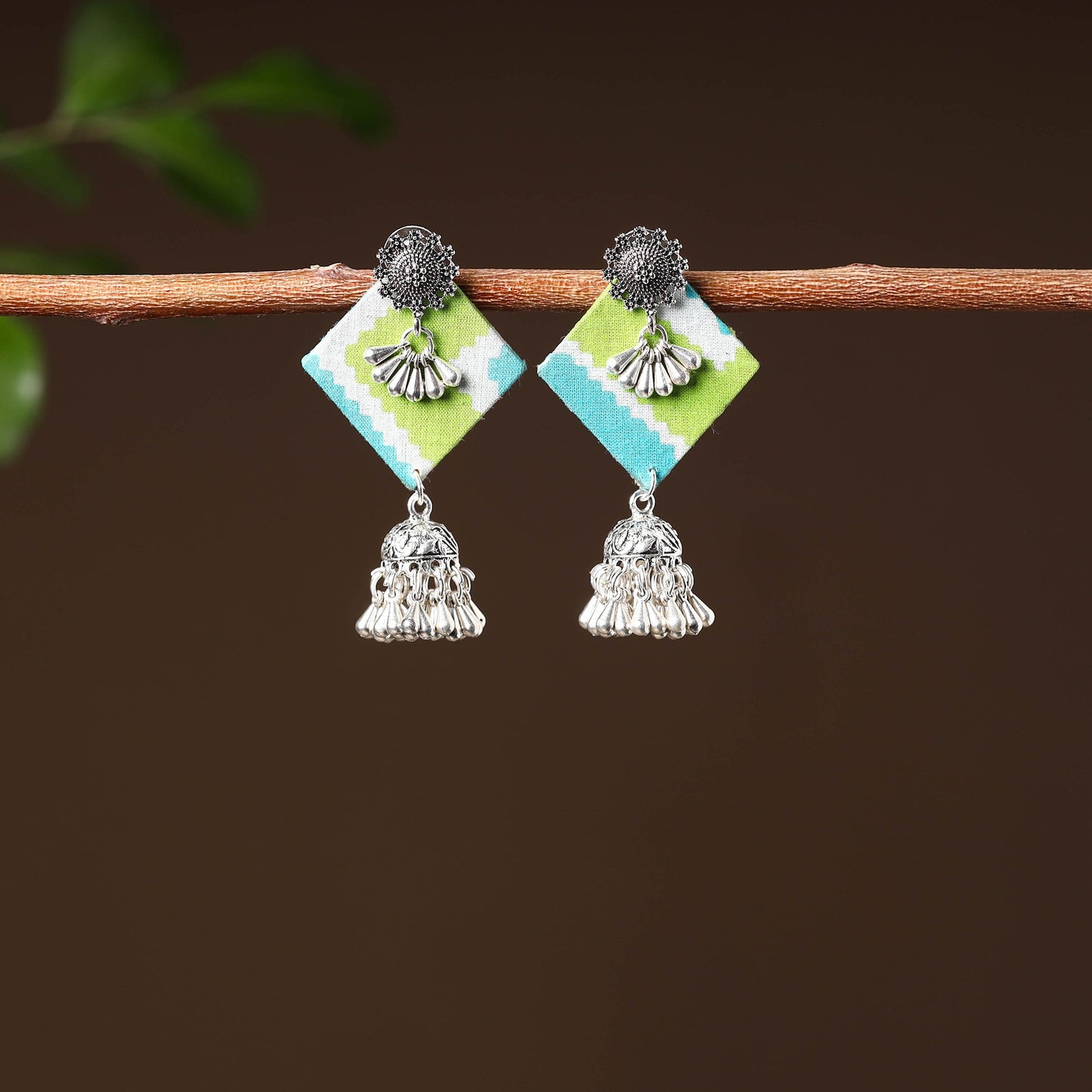 Buy Mayra Handcrafted GS Fabart Earrings