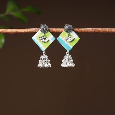 Buy Mayra Handcrafted GS Fabart Earrings