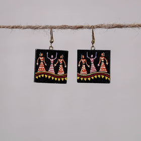  Miniature Handpainted Wooden Earrings Online at iTokri.com