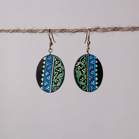 Buy Miniature Handpainted Wooden Earrings Online at iTokri.com