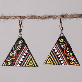 Buy Miniature Handpainted Wooden Earrings Online at iTokri.com