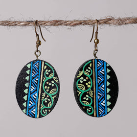Buy Miniature Handpainted Wooden Earrings Online at iTokri.com