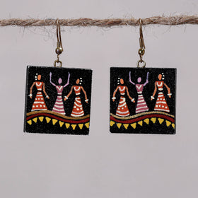  Miniature Handpainted Wooden Earrings Online at iTokri.com