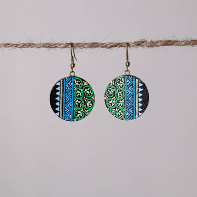 Miniature Handpainted Wooden Earrings