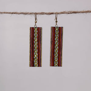 miniature handpainted earrings