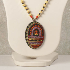 miniature handpainted necklace