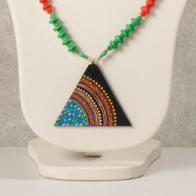 miniature handpainted necklace