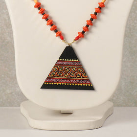 miniature handpainted necklace