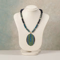miniature handpainted necklace