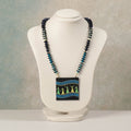 Miniature Handpainted Wooden Necklace With Beads