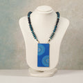 Buy Miniature Hand-painted Wooden Necklace With Beads Online at iTokri.com