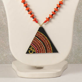 miniature handpainted necklace