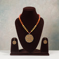 Buy Miniature Hand-painted Wooden Necklace With Beads Online at iTokri.com