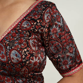 Multicolor - modal silk stitched blouse 06 - handcrafted