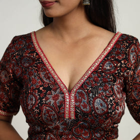 Multicolor - modal silk stitched blouse 06 - handcrafted