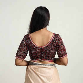 Multicolor - modal silk stitched blouse 06 - handcrafted