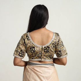 Multicolor - modal silk stitched blouse 11 - handcrafted