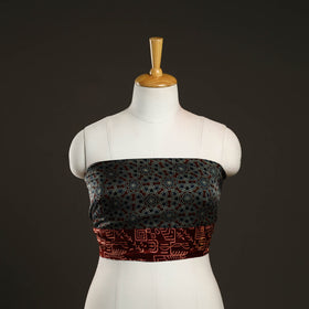 Multicolor - modal silk blouse piece 57 - handcrafted