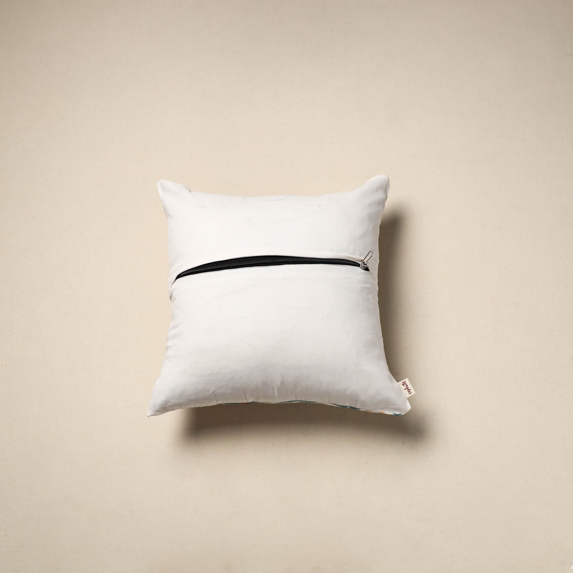 Modal silk patch pochampally ikat cushion cover 17