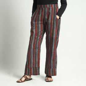 Buy Ajrakh Block Printed Cotton Elasticated Palazzo Online at iTokri.com