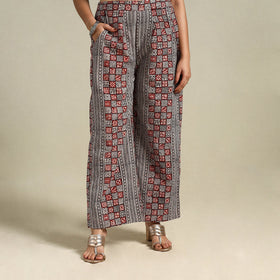 Multicolour Bagh Block Print Natural Dyed Cotton Palazzo