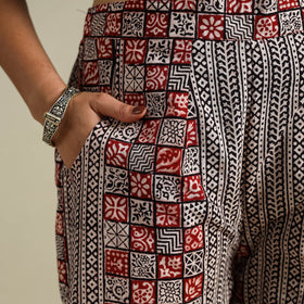 Multicolour Bagh Block Print Natural Dyed Cotton Palazzo