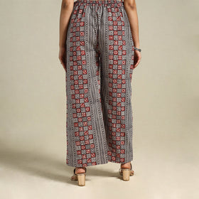 Multicolour Bagh Block Print Natural Dyed Cotton Palazzo
