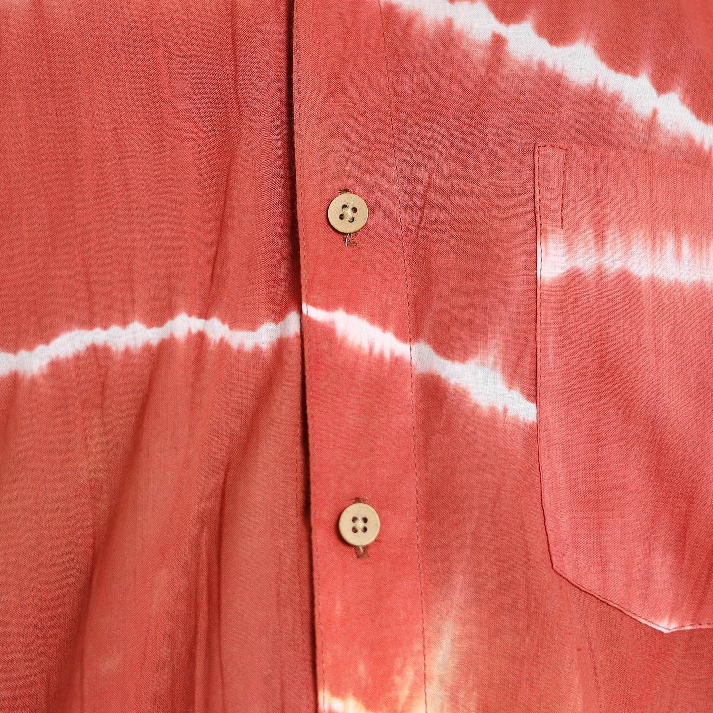 Buy Half Sleeve Tie & Dye Cotton Men Shibori Shirt