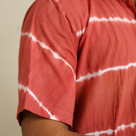 Buy Half Sleeve Tie & Dye Cotton Men Shibori Shirt