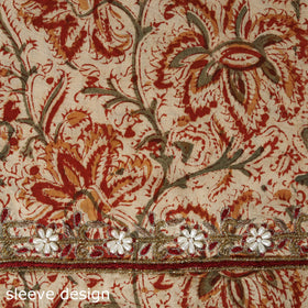 Multicolor - multicolour - kalamkari hand embroidery cotton