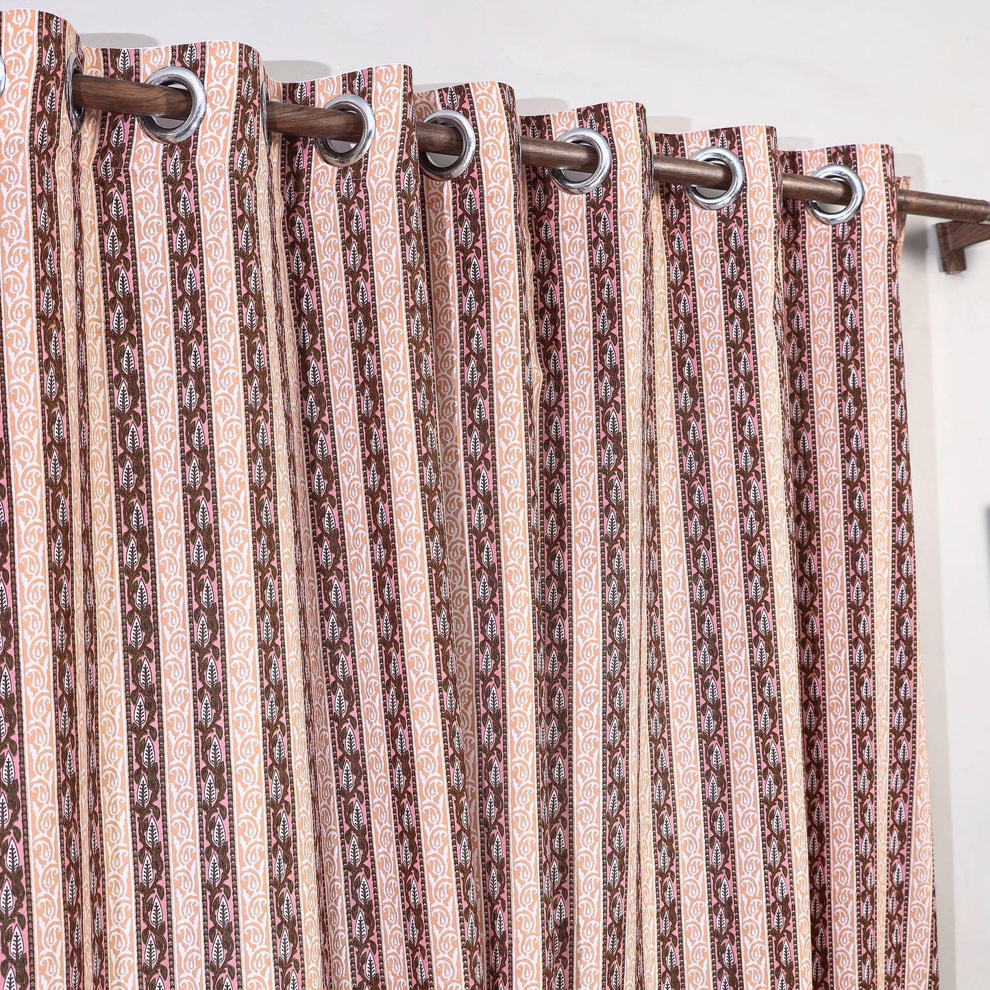 Buy Sanganeri Block Printed Cotton Door Curtain (7 x 3 Feet) (Single Piece) Online at iTopkri