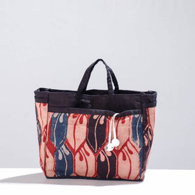  Ajrakh Multipurpose Cosmetic/Toiletry Cotton Pouch 