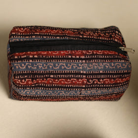 Multicolor Multipurpose Handmade Toiletry Bags (Set of 3) 