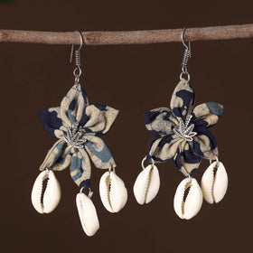 Multicolor - muskaan fabart phool kali shell earrings