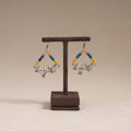 Multicolor - myra wooden beads earrings with german silver