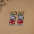 Naimat ghungroo work fabart handmade earrings - handcrafted
