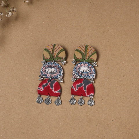 Naimat ghungroo work fabart handmade earrings - handcrafted