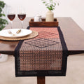Multicolor Natural Bamboo Bagh Block Printed Dining Table Runner