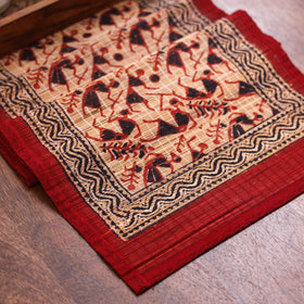 Multicolor Natural Bamboo Bagh Block Printed Dining Table Runner
