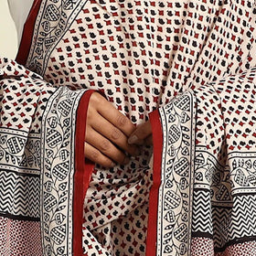 Multicolor - natural dye mul cotton bagh dupatta 10