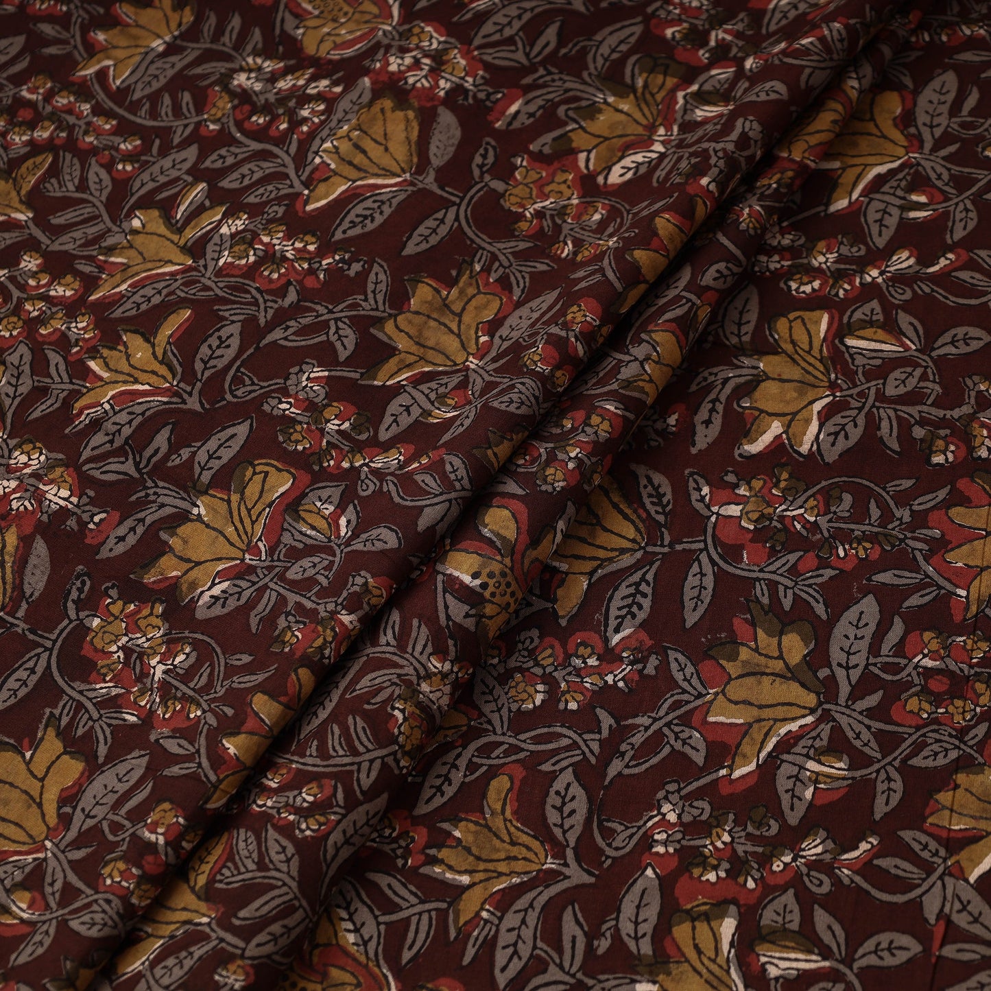 Multicolor Traditional Bagru Print Fabric from Rajasthan
