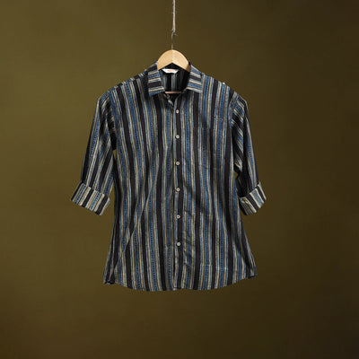 Multicolor - natural dyed cotton men full sleeve shirt 03