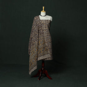 Natural dyed block print cotton pedana kalamkari 2pc