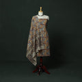 Natural dyed block print cotton pedana kalamkari 2pc