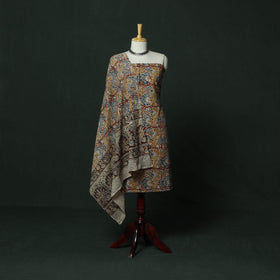 Natural dyed block print cotton pedana kalamkari 2pc